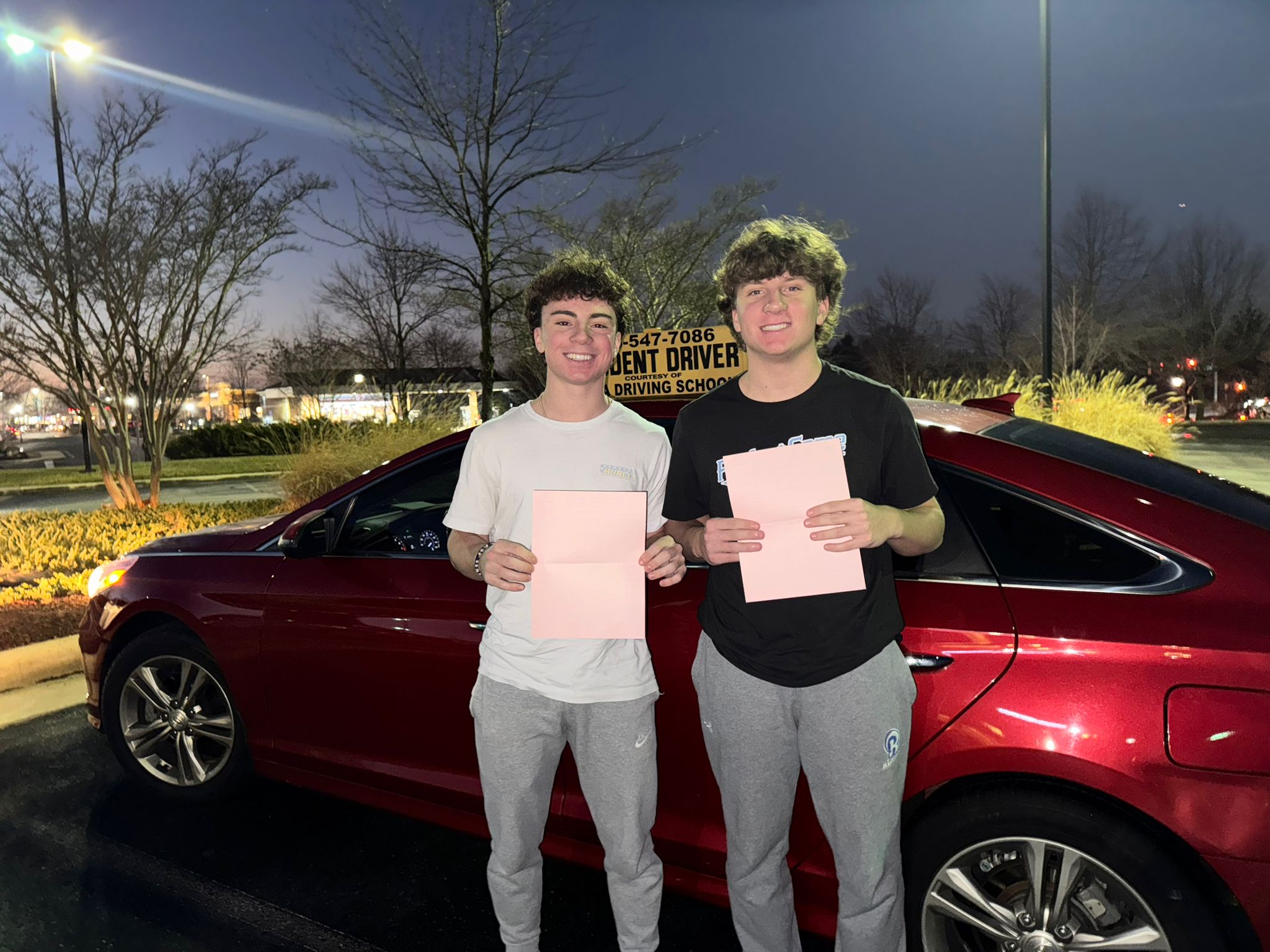 Real Northern VA Driving School student