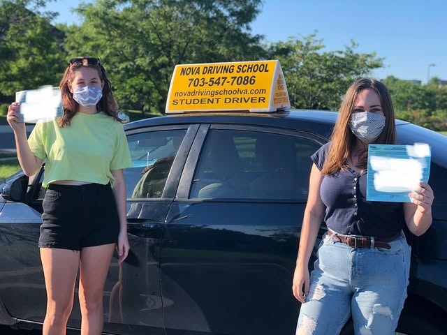 Real Northern VA Driving School student