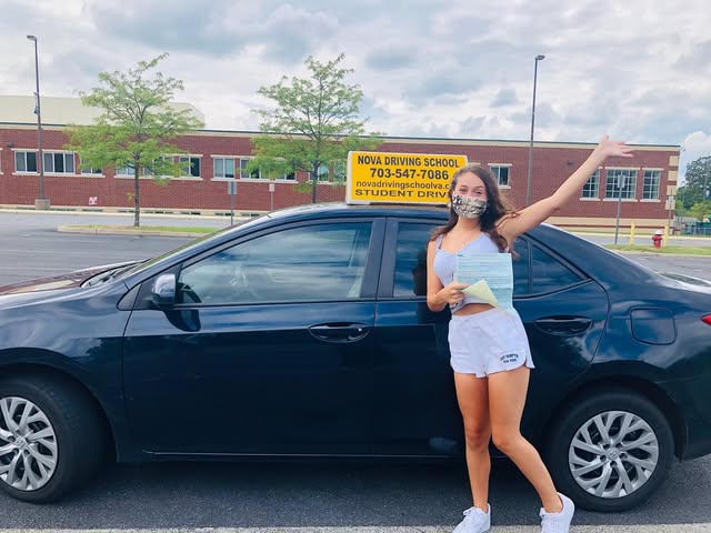 Real Northern VA Driving School student
