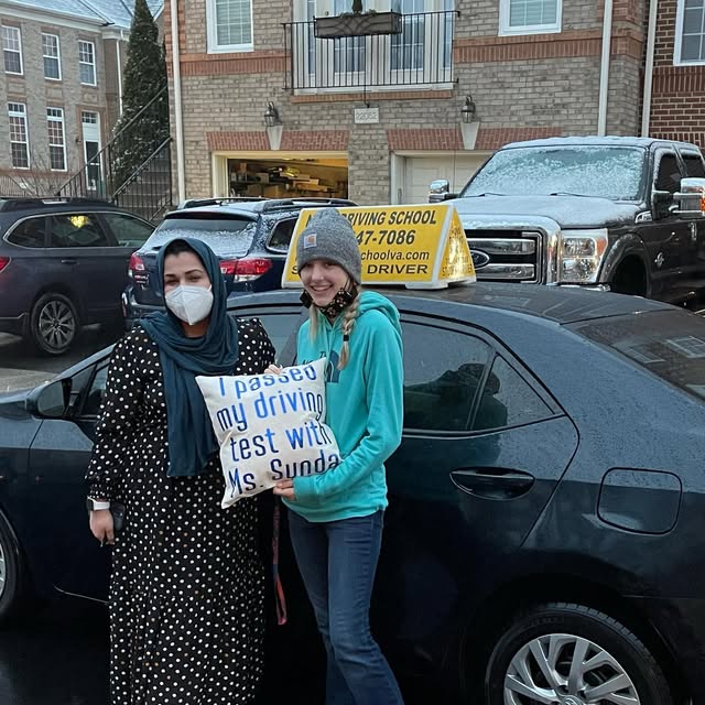Real Northern VA Driving School student