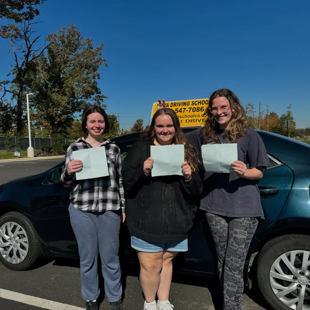 Real Northern VA Driving School student