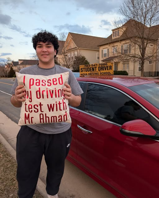 Real Northern VA Driving School student