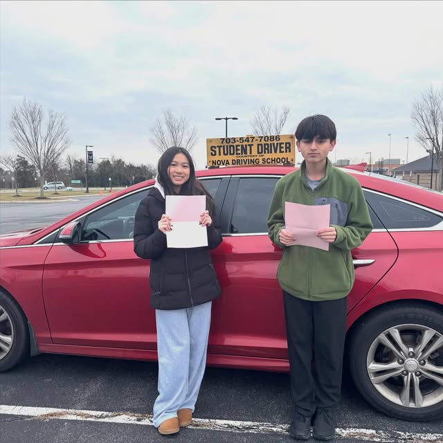 Real Northern VA Driving School student